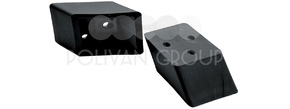 Polivan Group Крепеж для балясин угловой пластиковый цвет черный