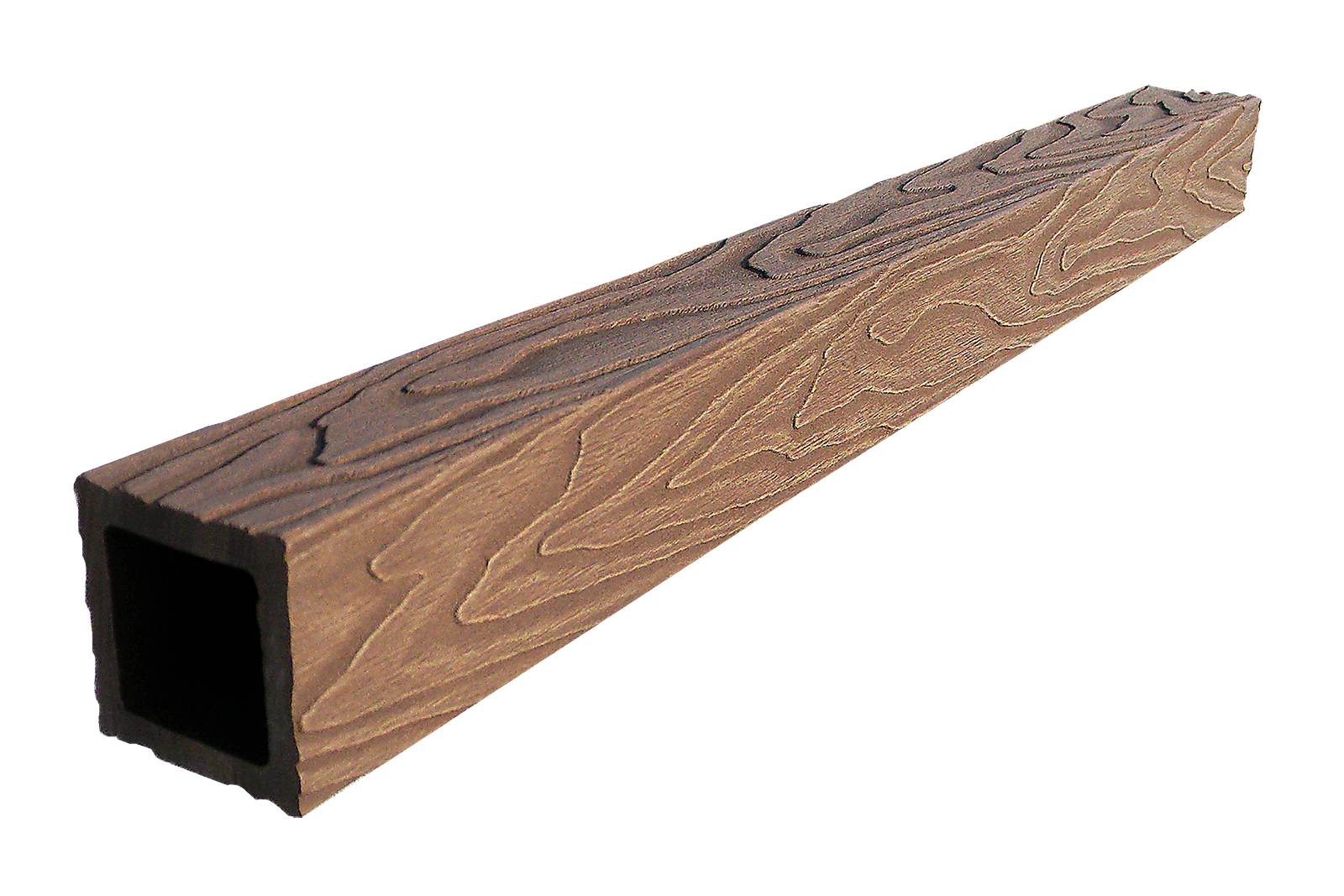 WoodDeck Балясина Шоколад ДПК 50х50 мм (3D тиснение)