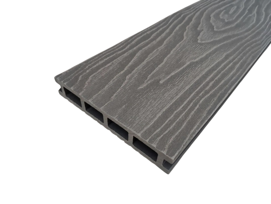 Террасная доска ДПК WoodPlast Premium Дымчатый