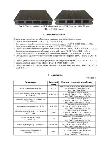 Протокол испытаний ДПК, стр. 2